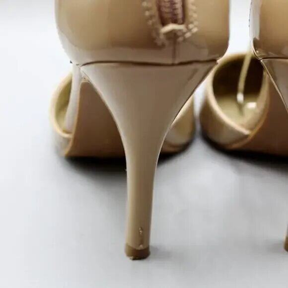 Chinese Laundry Patent Leather Pointed Toe Ankle Strap Heels Size 8.5 - Picture 8 of 12